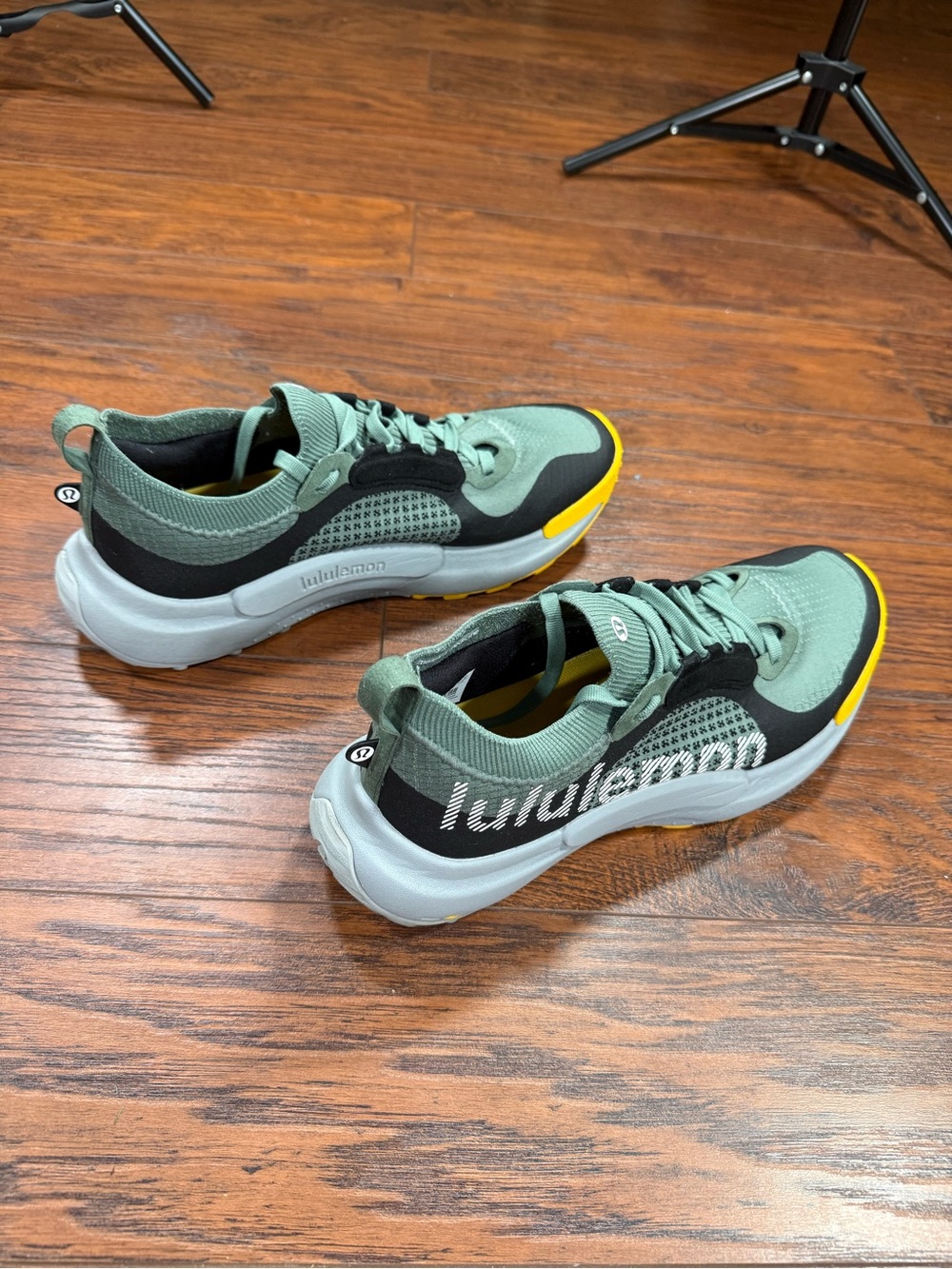 Lululemon Green & Yellow Athletic Sneakers - Picture 4 of 16